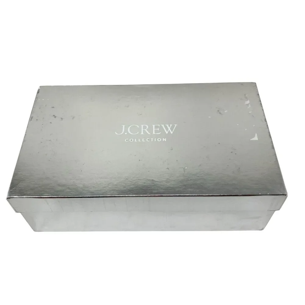 J Crew T-Strap Italian Leather Kitten Heels Womens 7.5 Aged Taupe‎ CR930